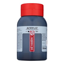 Peinture acrylique - Noir ivoire - 701 - Pot de 750 ml - Talens Art Creation