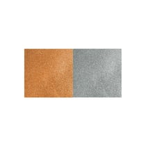 2 flex thermocollants pailletés 91 x 33 cm - argenté, doré