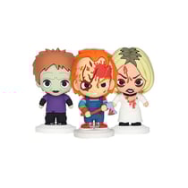 Chucky - Pack 3 figurines caoutchouc Pokis Chucky 7 cm