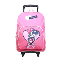 Sac à dos à roulettes Disney Minnie Noeud Rose - BAGTROTTER