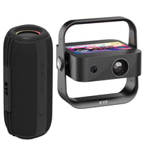 Vidéoprojecteur Tablette Tactile 7 pouces Android 12 – Ultra HD 4K + Enceinte Bluetooth 60W Étanche RVB