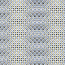 Tissu Coton enduit Kolius sur fond Bleu