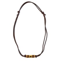 Collier Homme "Confiance en soi" doré - Omsaé
