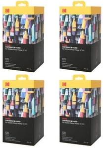 KODAK Pack Bundle 4 x PHC120 – Cartouche et papiers 480 photos format 10 x 15 cm (Compatible imprimante KODAK PD450, PD480, PD450WIFI et PD460)