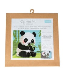 Kits Canevas enfant - 17 x 17 cm -Trimits Panda
