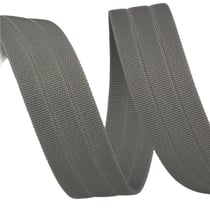 Bobine 10m sangle gros grain Gris Moyen 30mm