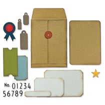 Matrices de découpe - Collector - 45 dies Thinlits - Tim Holtz - Sizzix