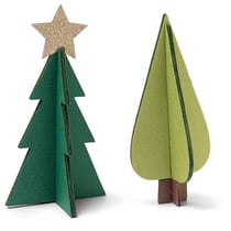 Gabarit de découpe pour machine Sizzix Bigz Die - Ornements d'arbre - Tous niveaux