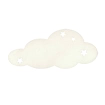Plaque décorative personnalisable - Nuage blanc