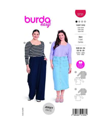Patron Burda 5731 - Top taille n°FR 46-56
