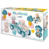 Tracteur - Mon premier tracteur - 25 pieces - Couleur pastel - Pour bébé 12 mois