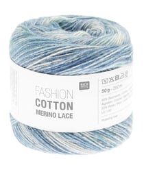 Pelote de Coton et de laine Fashion Cotton Merino Lace - Rico Design 11 Winter