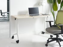 Bureau pliable Panneau de particules mélaminé (MFC) Marron clair CAVI - Beliani