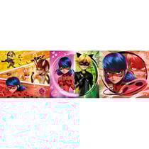 Puzzles miraculous : ladybug et ses amis super heros 3 x 48 pieces - supercolor - clementoni - 25317
