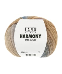 Pelote de Baby Alpaga HARMONY - 100gr - Lang Yarns - Dégradés Poétiques 0011 Multicolore