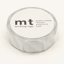 Masking Tape - Grandes rayures argent - 7 m x 15mm