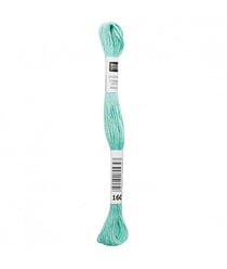 Fil à broder mouliné Uni - Rico Design 160 Bleu