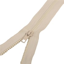 Fermeture injectée séparable idéale blouson - beige pierre