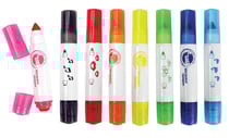 Feutre Marqueur pour enfant 2 embouts (tampon et pointe)
