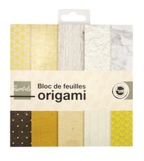 Carnet papier origami 15,2 cm Motifs assortis 20 feuilles