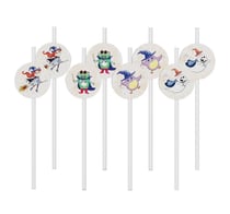 Paille - lot de 8 - Halloween