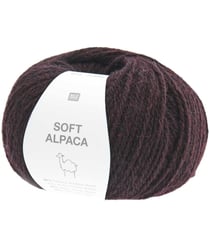Pelote de laine et Alpaga SOFT ALPACA - Rico Design 15 Bordeaux
