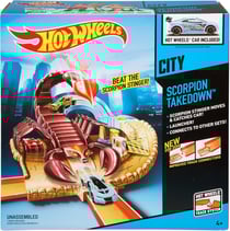 Piste de course scorpion hot wheels city - mattel - bgj06