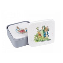 Ensemble de 3 Boîtes à Lunch Pierre Lapin pour Enfants et Adultes