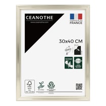 Cadre photo Julia blanc doré 30x40 cm