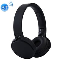 Casque Bluetooth sans Fil Pliable Son Stéréo Mains Libres Entrée Jack Noir YONIS