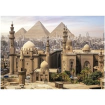 Puzzle Architecture et monument - EDUCA - Le Caire, Égypte - 1000 pièces - Multicouleur