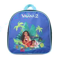 Bagtrotter - Vaiana - Disney - Sac à Dos Scolaire Goûter 24 cm - Bleu Foncé - 1 compartiment zippé - Bretelles Matelassées - 24x7x24 cm - Matière Polyester - Sac à Dos Scolaire Maternelle