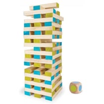 Tour infernale geante en bois 1 metre - plein air - jeu de societe