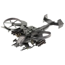 MetalEarth: ICONX - AVATAR 2 / SCORPION GUNSHIP 14x13,2x4,9cm, maquette 3D en métal avec 2 feuilles multicolorées, en boîte 13,5x22x2cm, 14+