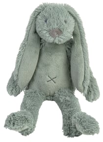 Peluche Lapin Richie Vert 38 cm