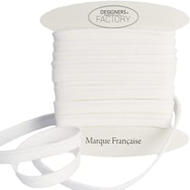 Passepoil Coton blanc par 10 mètres – designers-factory