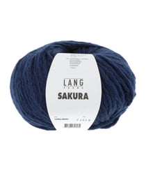 Pelote de Coton SAKURA - Lang Yarns 0035 Bleu Marine