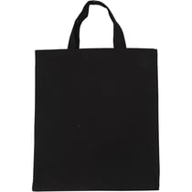 Sac Tote bag à personnaliser - 38 x 42 cm - Noir