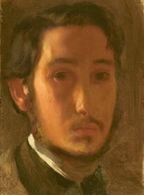 Puzzle 2000 pièces - Edgar Degas : Autoportrait avec Col Blanc, 1857 - Grafika