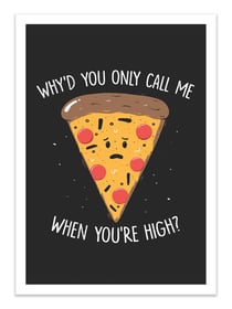Affiche 30 x 40 cm - Pizza Hangover - EduEly