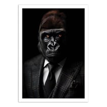 Affiche 50x70 cm - Gorilla Wild Suits - Philippe Hugonnard