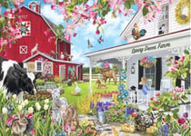 Puzzle 1500 pièces - Spring Green Farm - Bluebird Puzzle