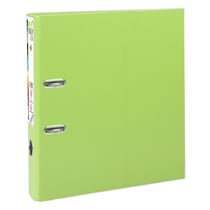 Classeur à levier Prem'Touch intérieur et extérieur en polypropylène - Dos 50mm - A4 maxi. - Vert anis - x 10 - Exacompta