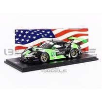 Voiture Miniature de Collection - SPARK 1/43 - PORSCHE 911 GT3 R - Daytona 2020 - Noir/Vert/Blanc