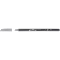 Lot de 10 feutres de coloriage pointe fine 1 mm - EDDING - Gris argent - 1200