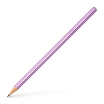 Crayon gris - Crayon graphite - Violet avec strass - Mine B - Faber-Castell
