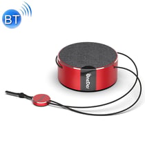 Mini Enceinte Bluetooth Sans Fil Avec Lanière Autonomie 4h Micro Intégré Rouge YONIS
