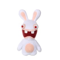 Peluche Lapins Crétins Bean - - Bouche Ouverte, 18 cm
