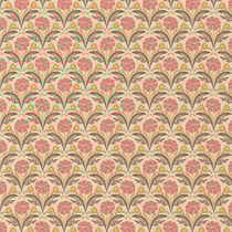 Tissu Coton imprimé Arty Selma sur fond Jaune pastel - Au mètre