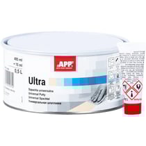 Mastic polyester - Universel - Bi-composant - Carrosserie - Beige - APP Ultra - 500g